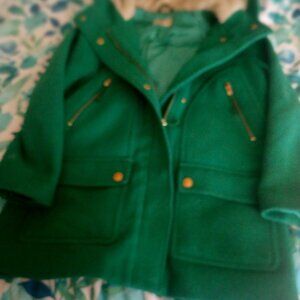 crew cut size 8 girls coat wool blend chateau